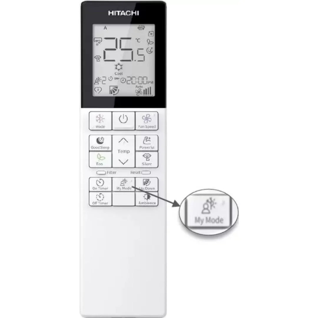 hitachi dc inverter ac remote