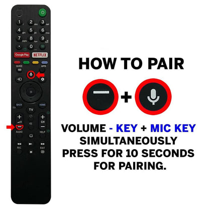 ANM Bluetooth Sony TV Remote  Bravia RMF-TX500E / TX-500P