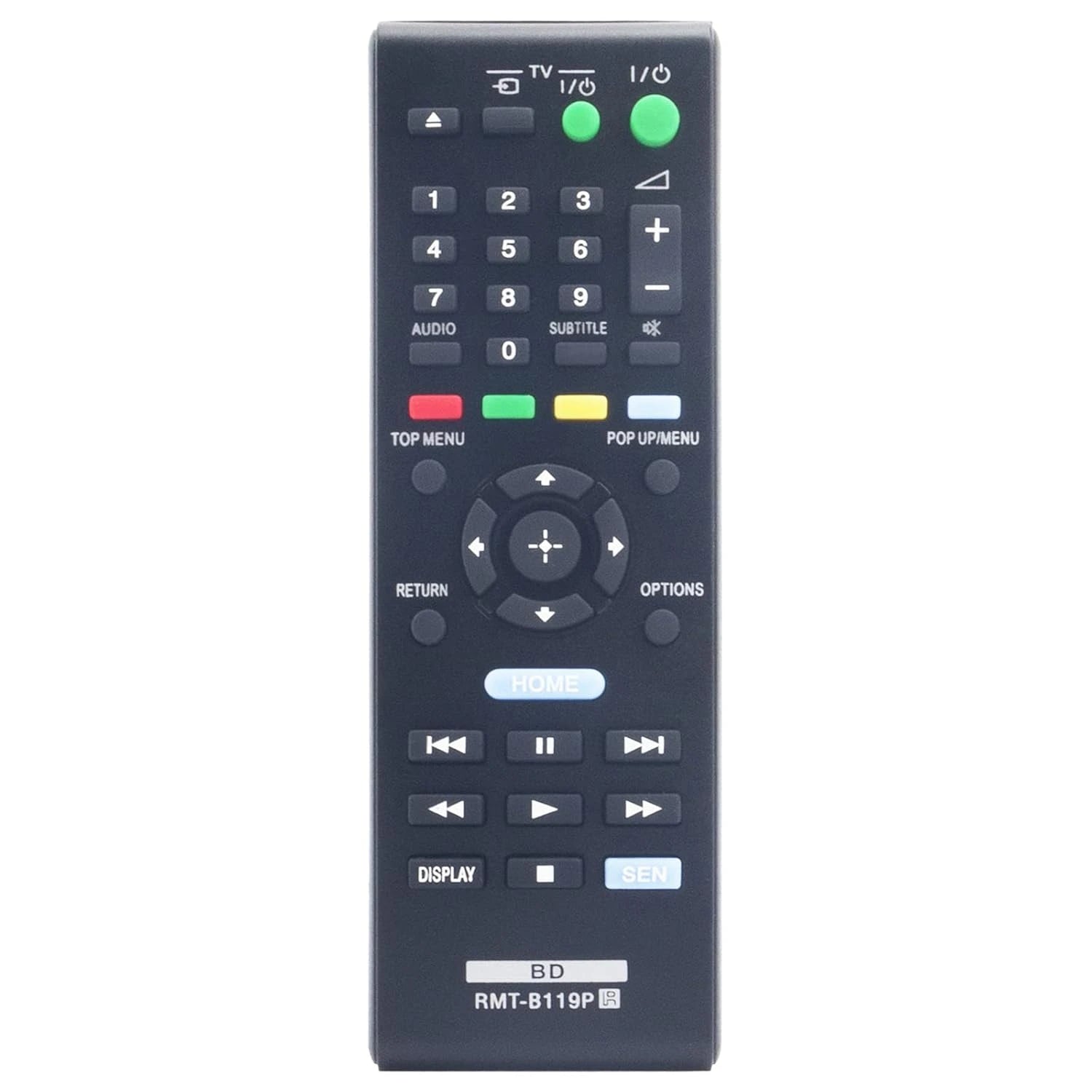 sony bluray dvd remote