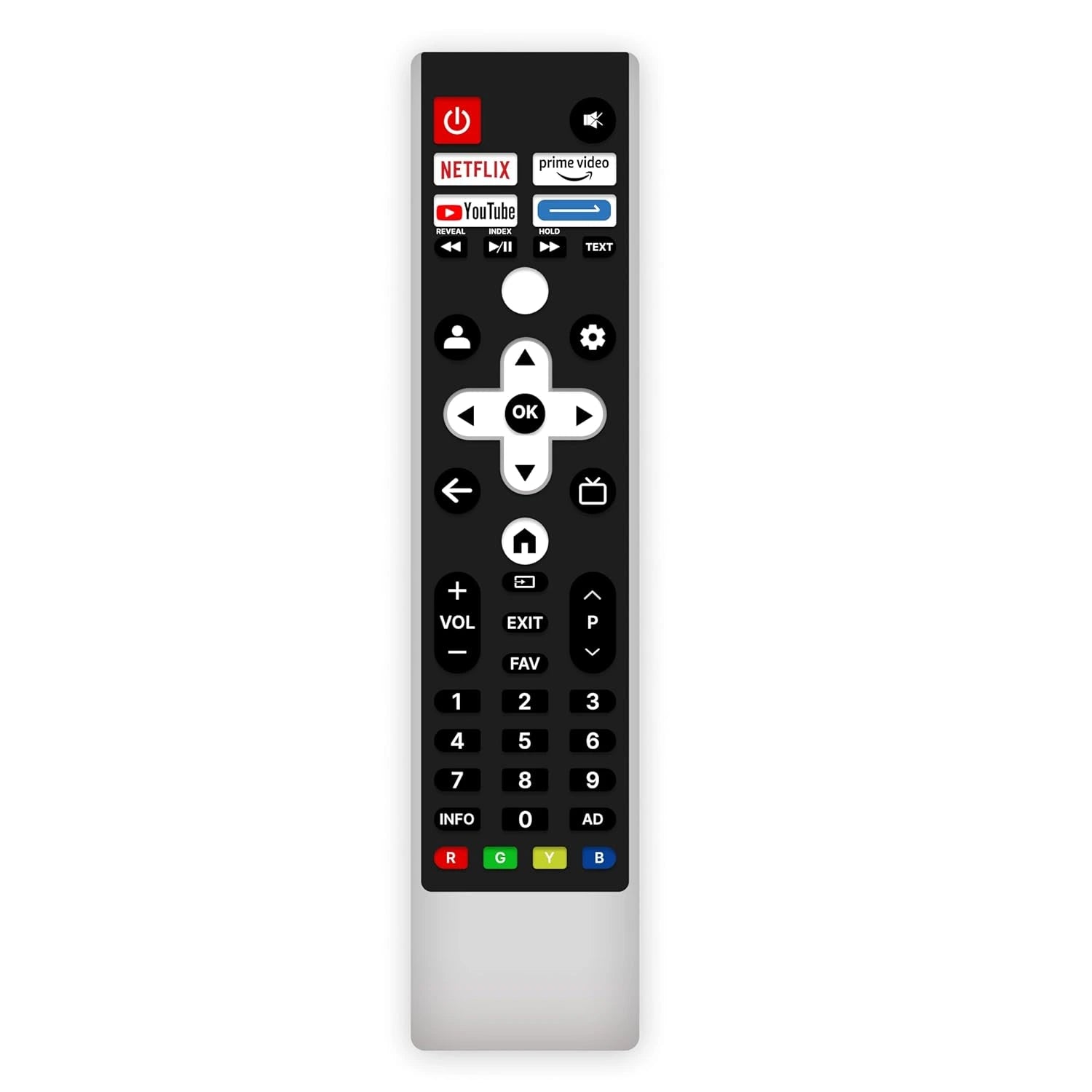 vu masterpiece tv remote