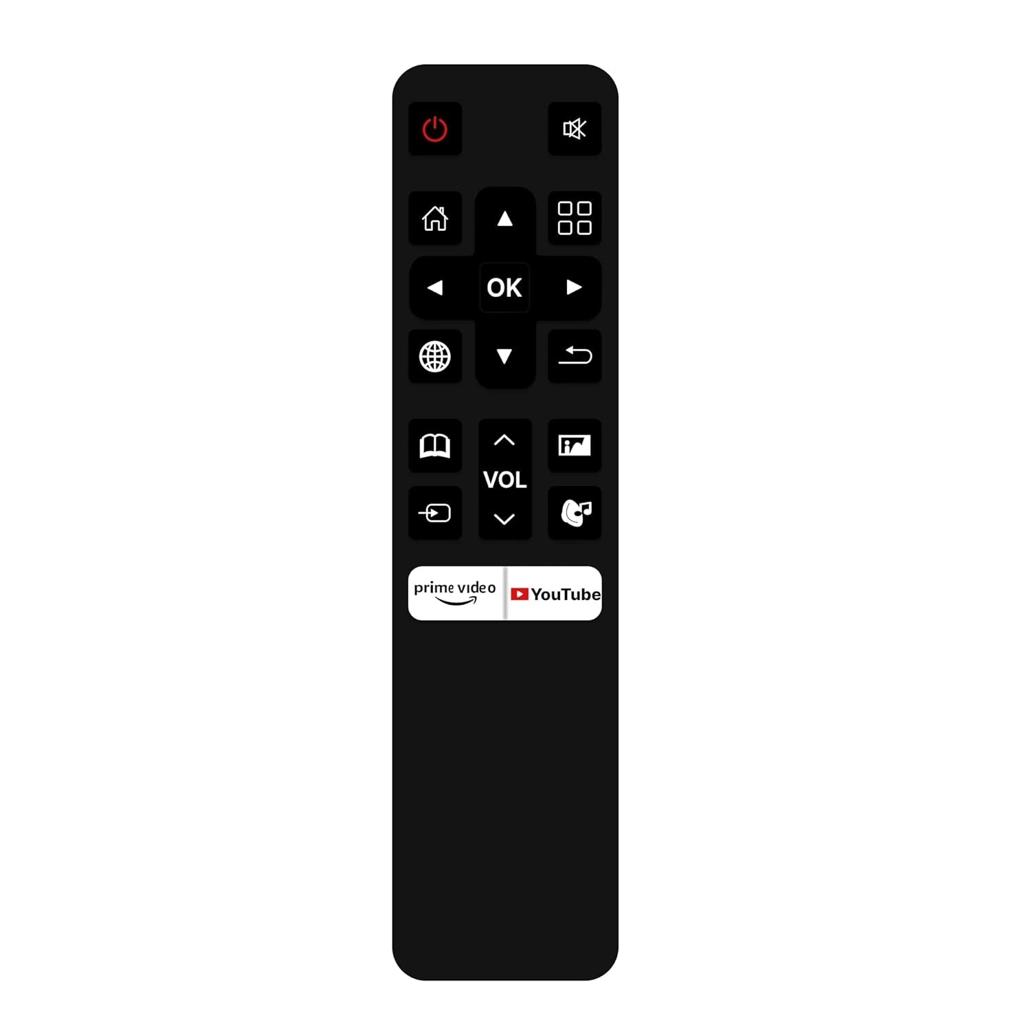 VW Linux HD Ready smart tv remote - ANM Remotes