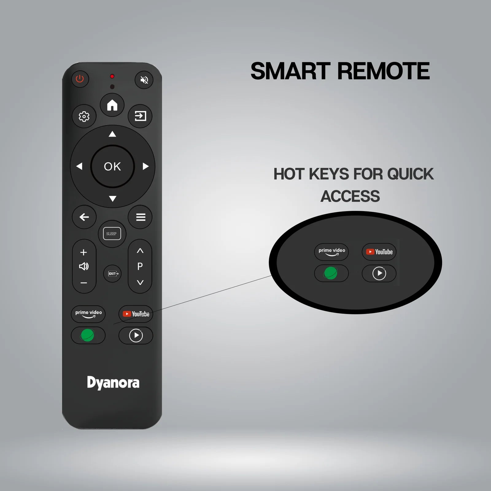 dyanora sigma tv remote