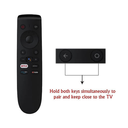 ANM Bluetooth Remote Compatible for oneplus | 1+ Android TV Remote | one Plus tv Remote with Netflix YouTube Prime Video and Google Assistant Hot Keys - Pairing Must !