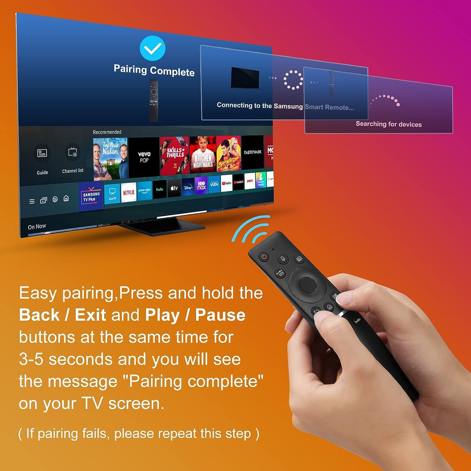 ANM BN59-01312A Smart TV Voice Remote for Samsung-TV-Remote Compatible for All Samsung Voice Function Smart Curved Frame QLED LED LCD 8K 4K TVs