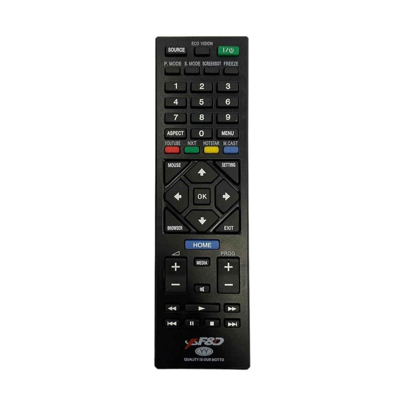 ANM Remote compatible with F&D TV Remote - TLT-3217SDT
