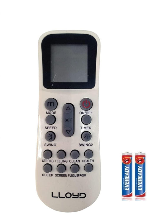 Lloyd ac remote for 1.5 ton inverter split ac  LS19A3SH / LS18I35JA  - ANM Remotes