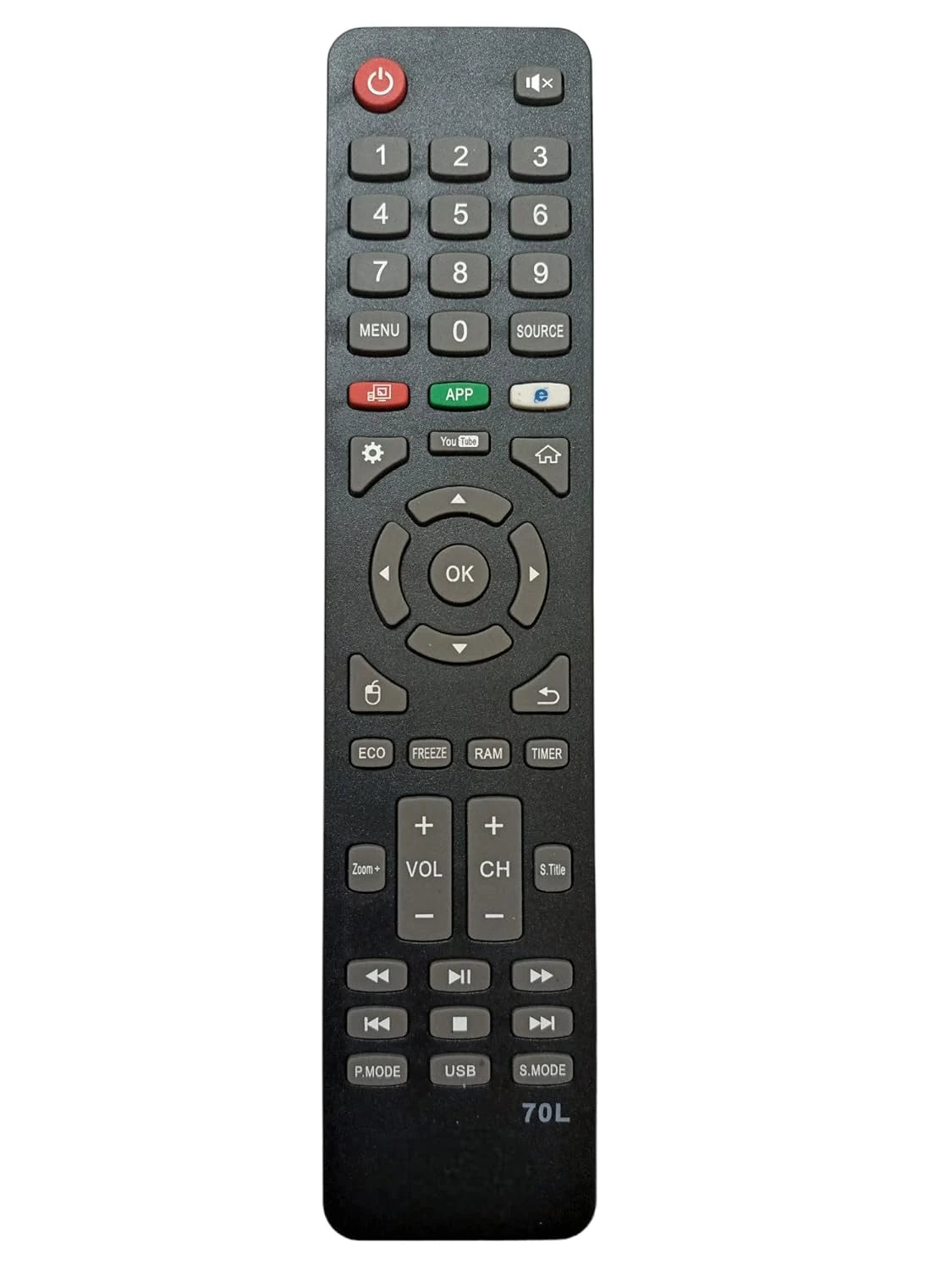 akai smart tv remote