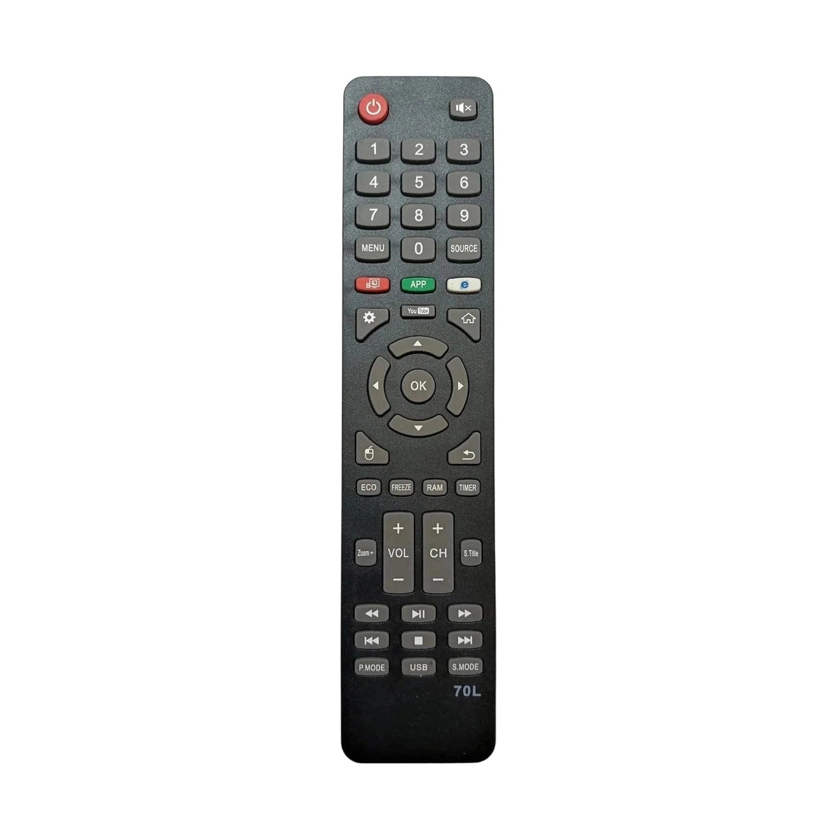 amstrad smart tv remote 70L