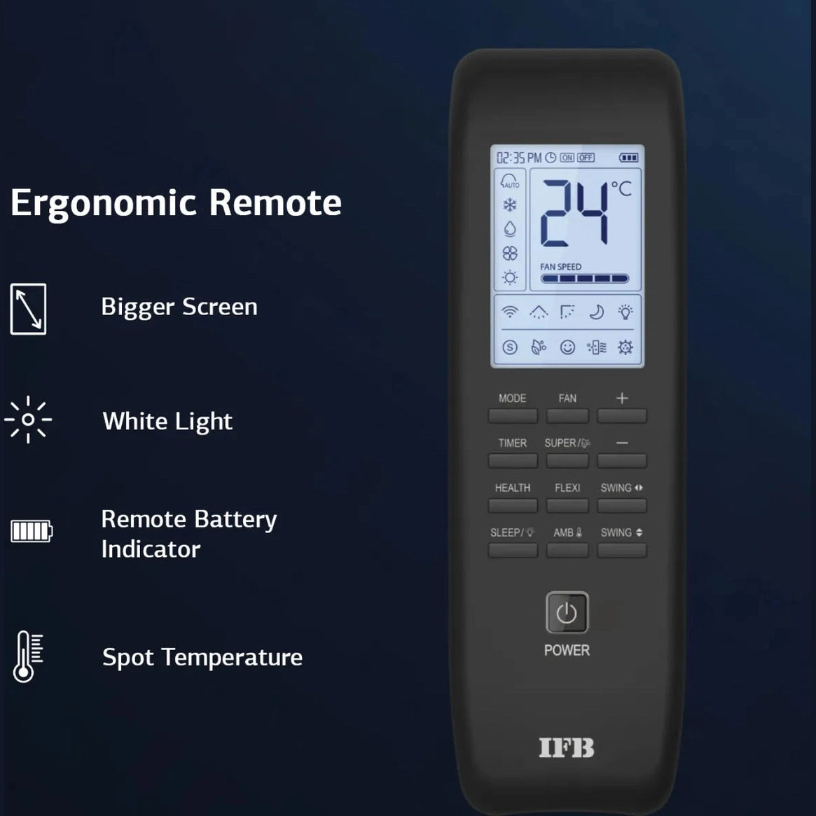 ifb ac remote original