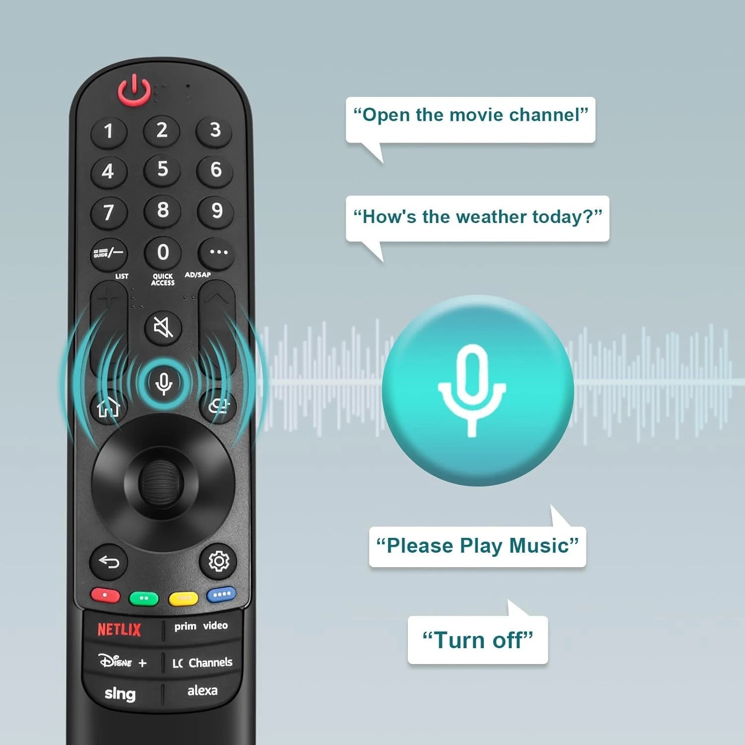 LG Smart tv Magic Remote for All LG TVs: OLED, QNED, UHD, LED, LCD ...