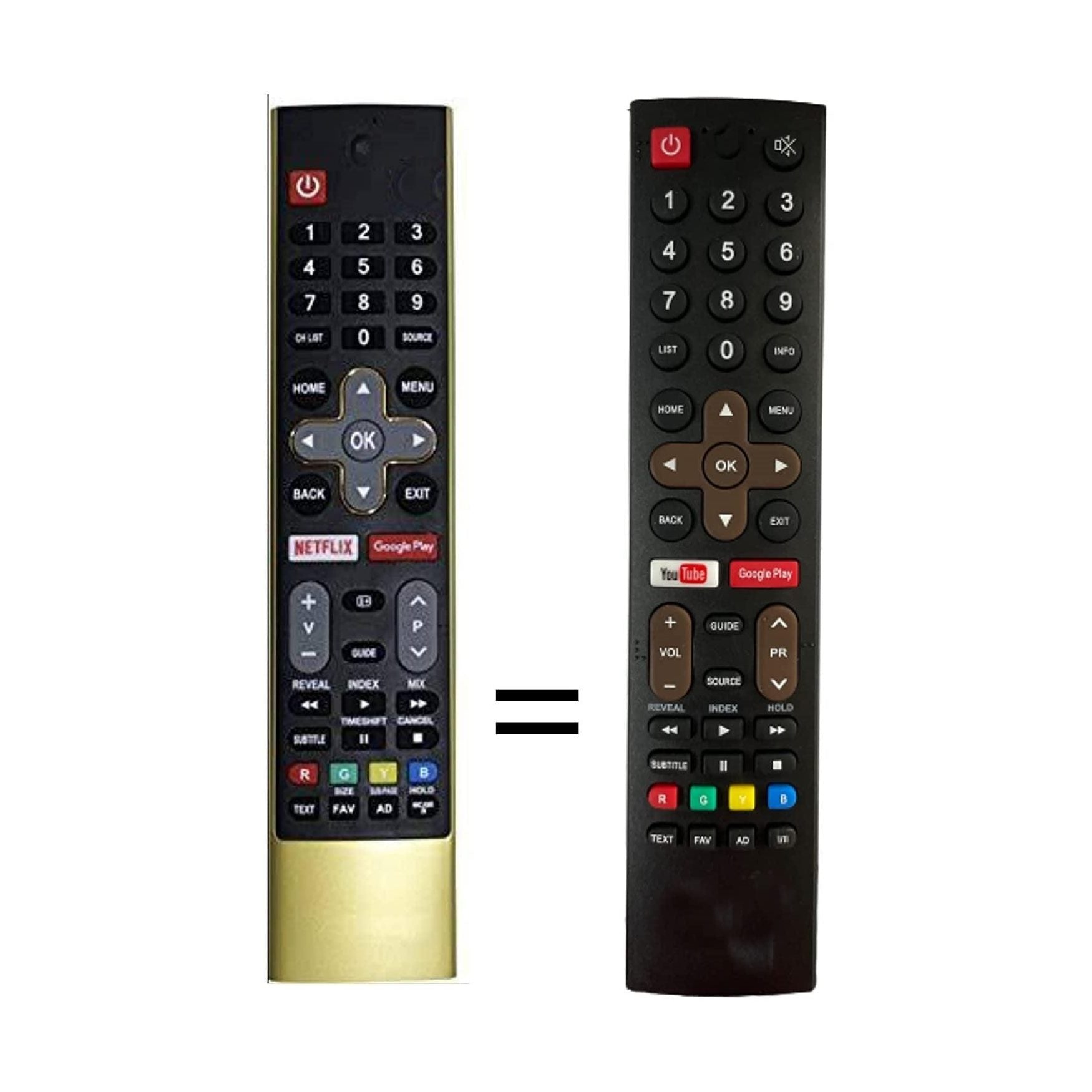 Thomson tv remote for 49OATH9000/ 43OATH9000/ 55OATH0999 ( Non-voice ...