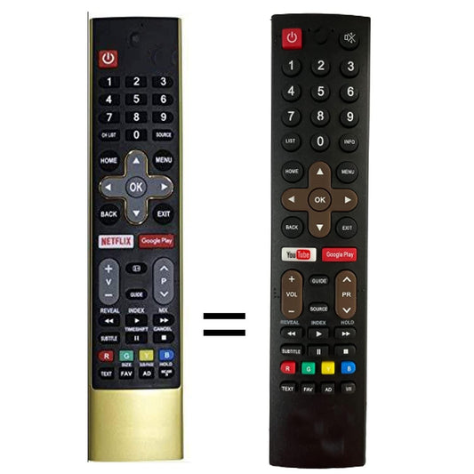 METZ tv Remote for M50G2 , M32E6  /  THOMSON 49OATH9000 43OATH9000 ( NON-VOICE )