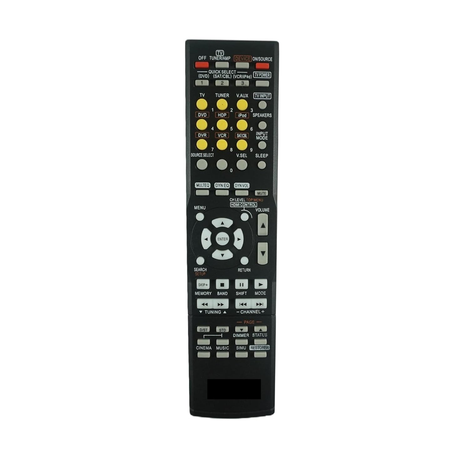 ANM Compatible for Denon Home Theatre Amplifier Sound System Remote Control of RC-1120 and Replacement Remote for AVR-590 AVR-1610 DHT590BA AVR-1610 DHT590BA AVR-1610B Model