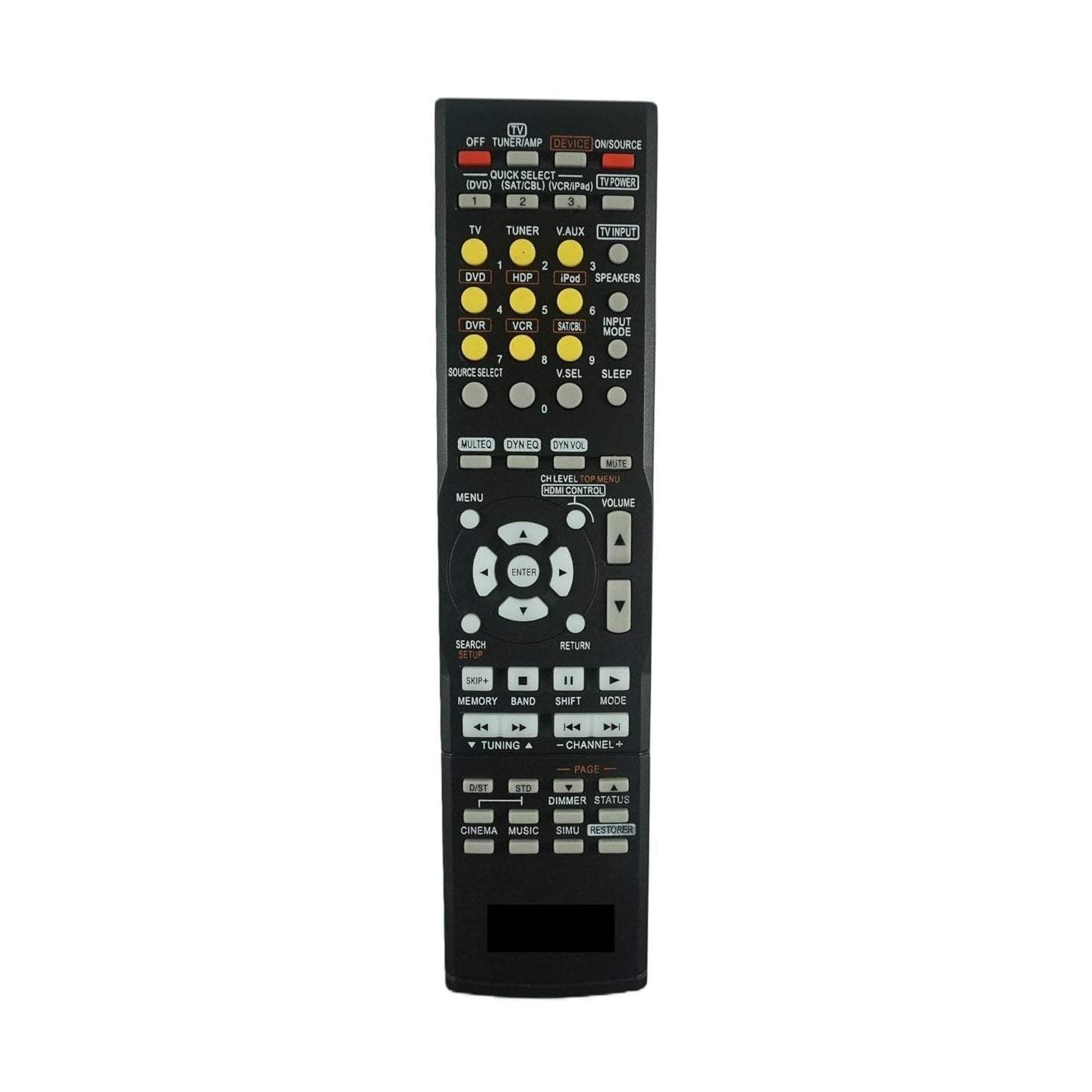 ANM Compatible for Denon Home Theatre Amplifier Sound System Remote Control of RC-1120 and Replacement Remote for AVR-590 AVR-1610 DHT590BA AVR-1610 DHT590BA AVR-1610B Model