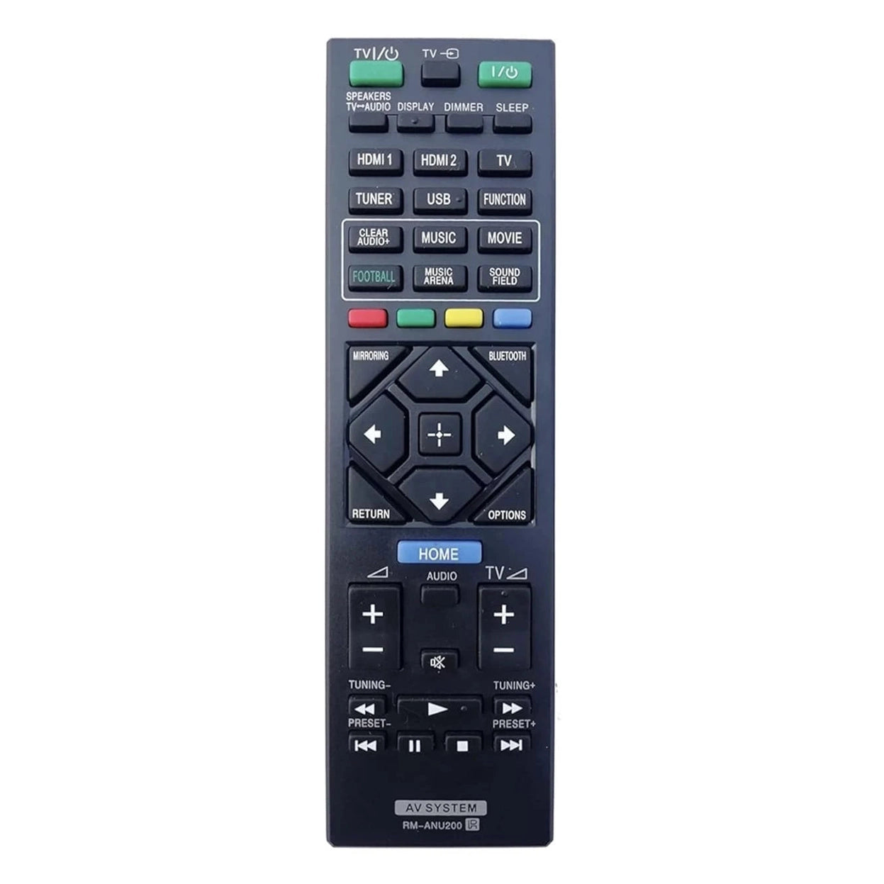 Sony HT-IV300 av system speaker remote RM-ANU200 - ANM Remotes