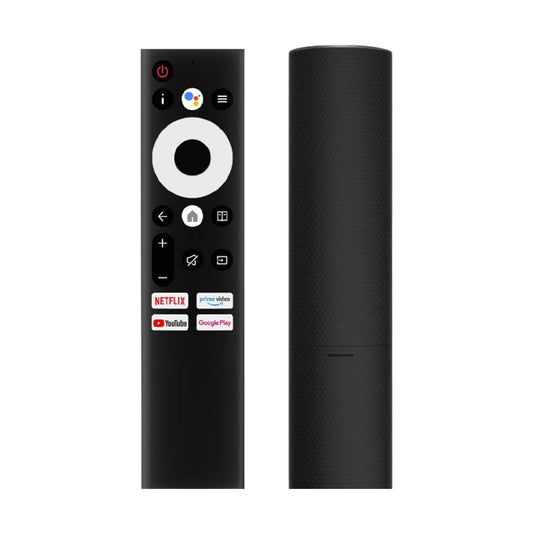 ANM SANSUI / VISE / CROMA Smart Tv Remote – with Voice - Hot Keys Netflix, Prime Video, YouTube and Play Media (Blue Arrow) Use for LCD LED OLED QLED UHD 4K Android TVs (Pairing Must)