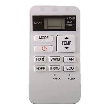 toshiba ac remote