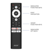 ANM remote compatible for ACER Smart Tv / 4k - i series , H series , V series Non-Voice