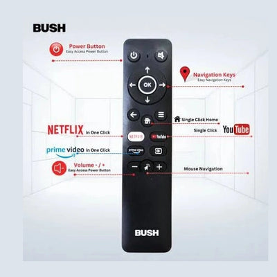 Bush tv remote for JMK32 Pro - ANM Remotes