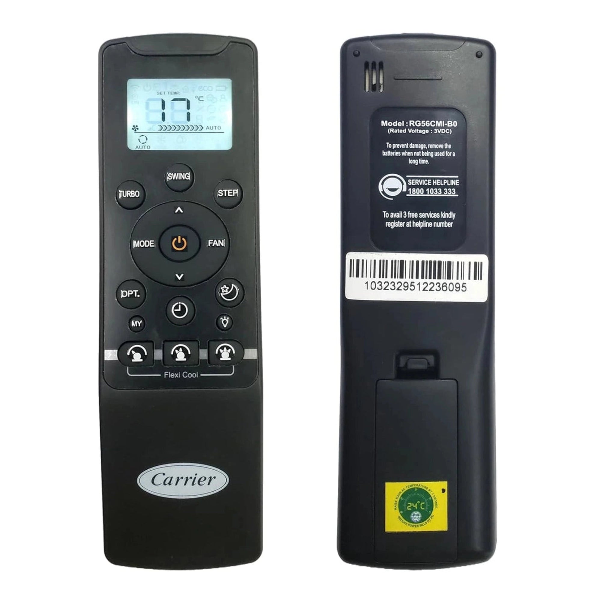 carrier ac remote