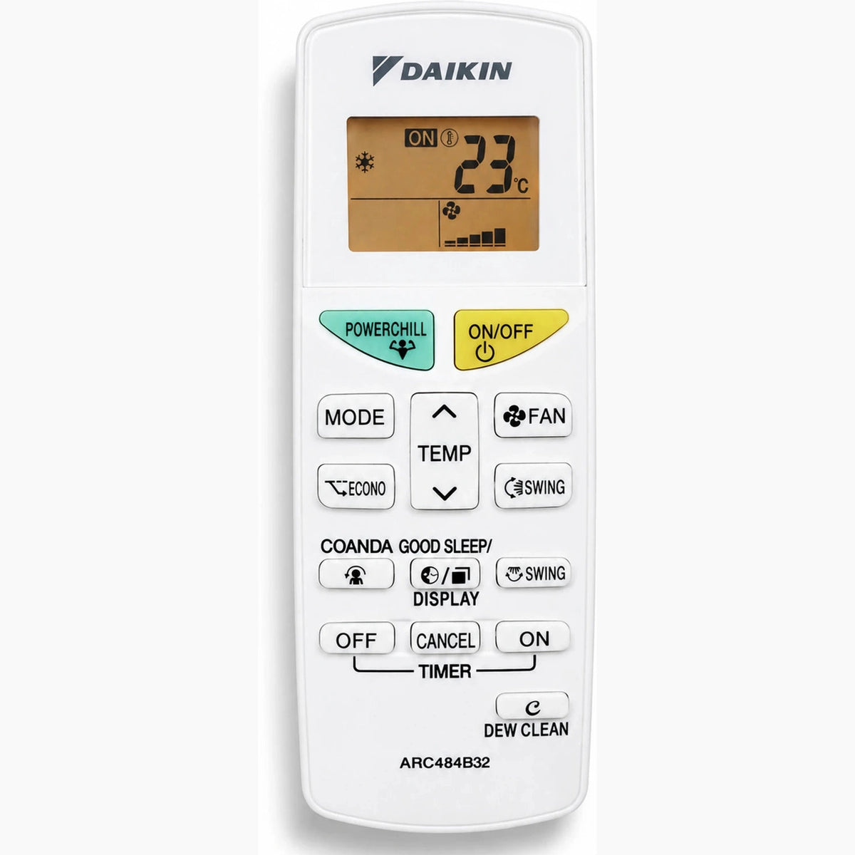 daikin original ac remote