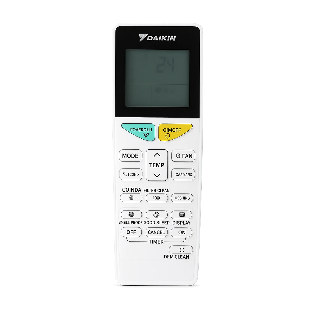 daikin ac remote 2026 model