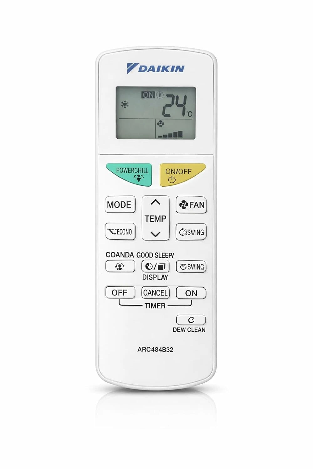 daikin original ac remote