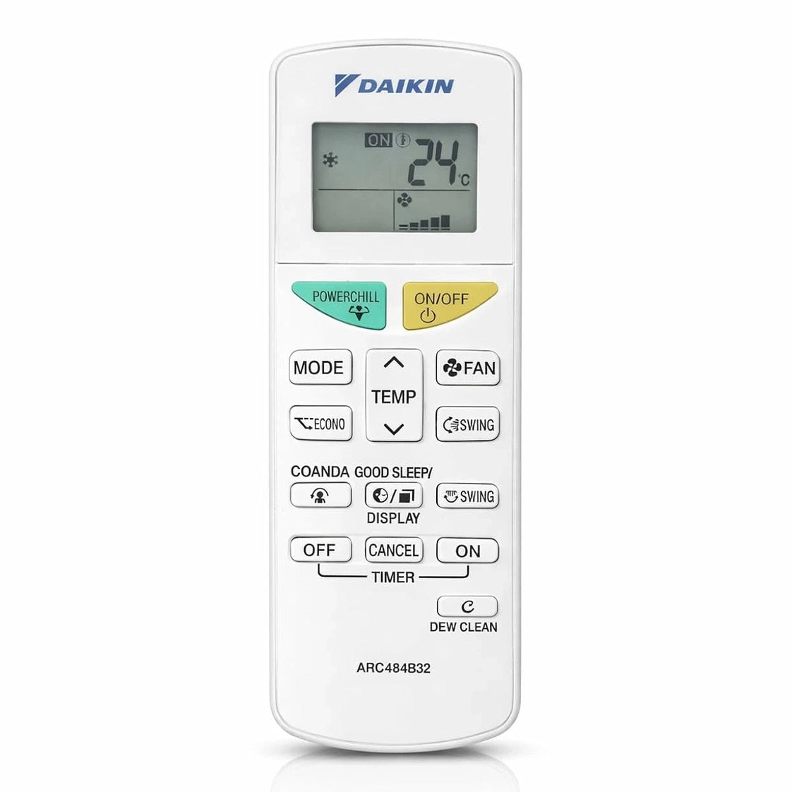 daikin original ac remote
