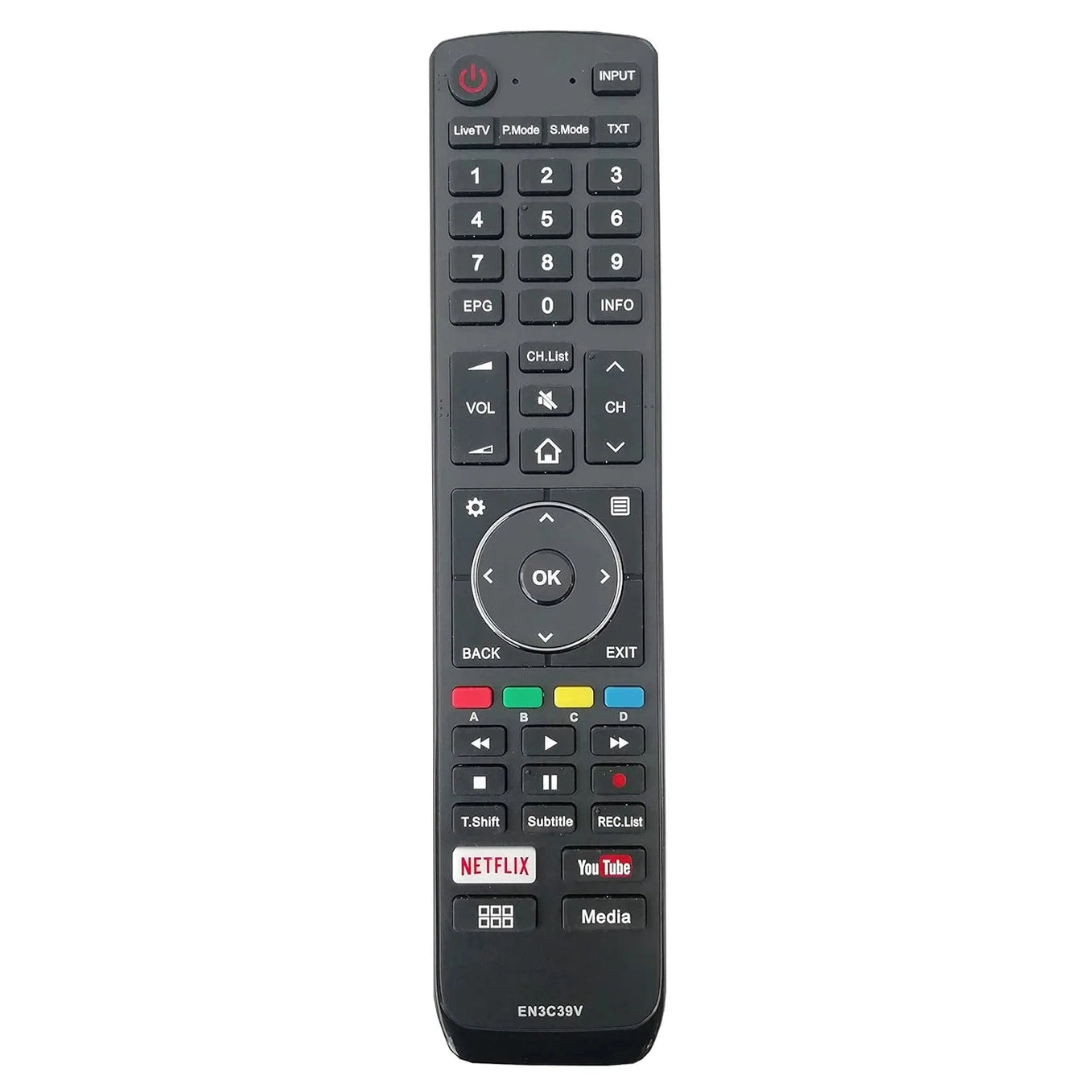 Vu Smart Tv Remote en3c39v Suitable for Original Model QLED UHD 4K Television - ANM Remotes
