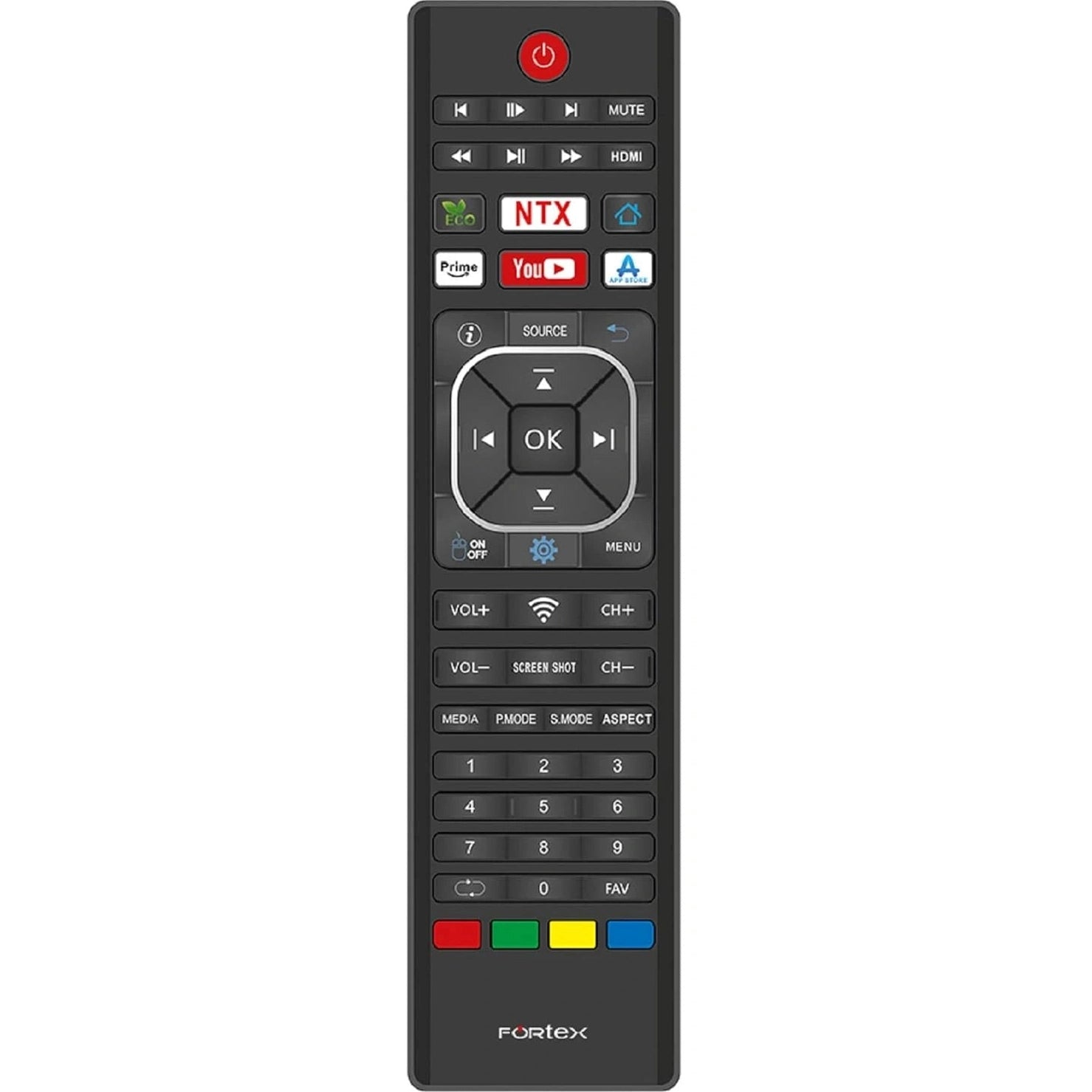 fortex tv remote