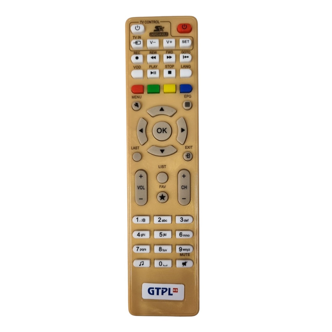 gtpl tv remote
