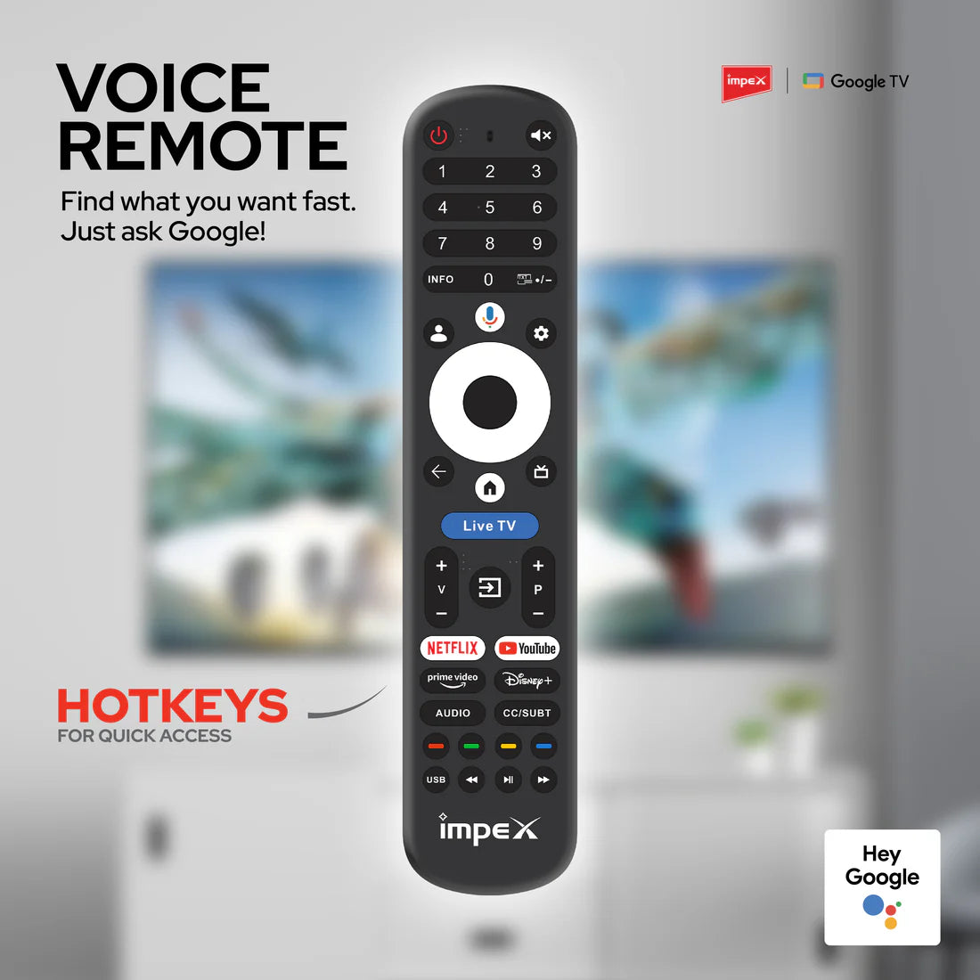 impex google tv remote