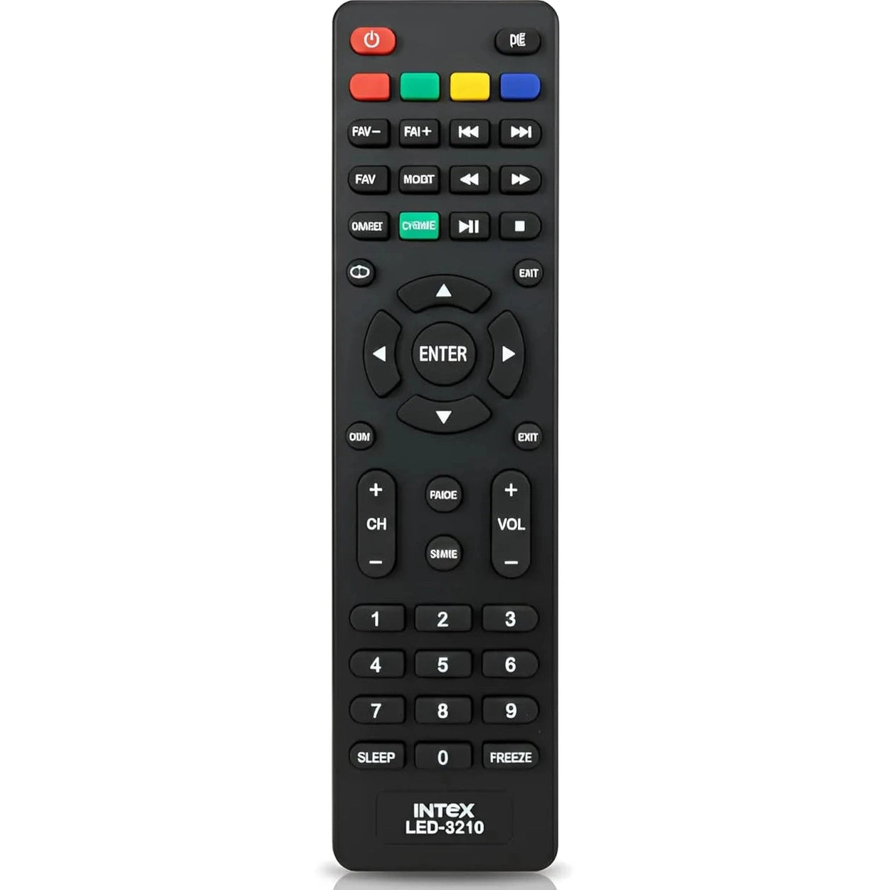 intex tv remote 3210