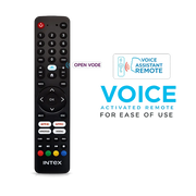 intex tv remote with voice command