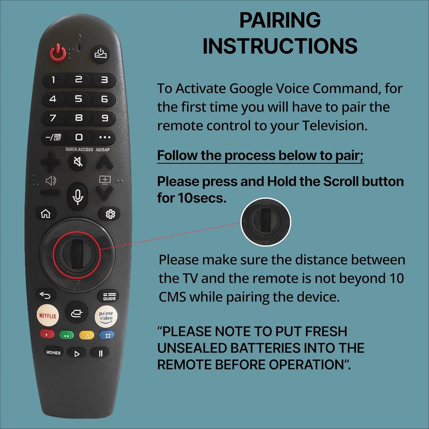 lloyd smart tv remote