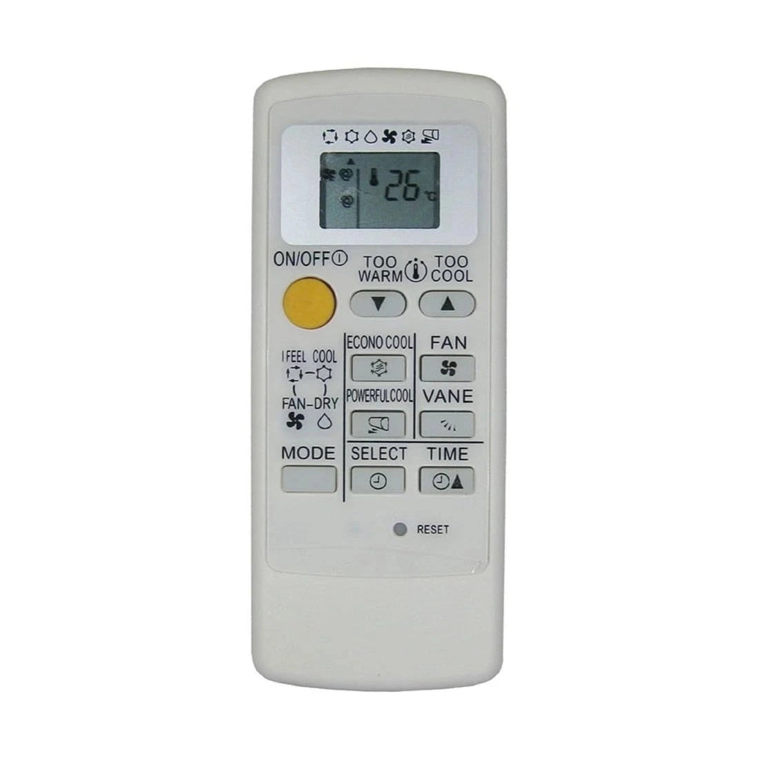 mitsubishi electric ac remote