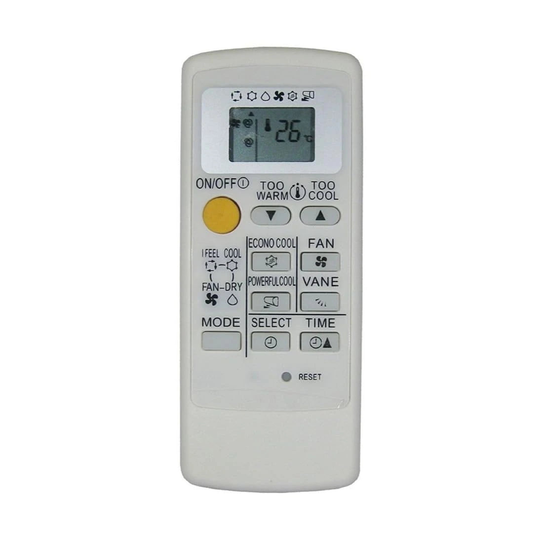 mitsubishi electric ac remote