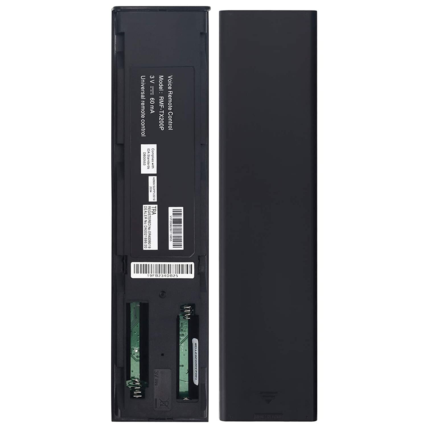 sony tv remote backside