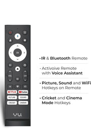 Vu GloQled tv remote