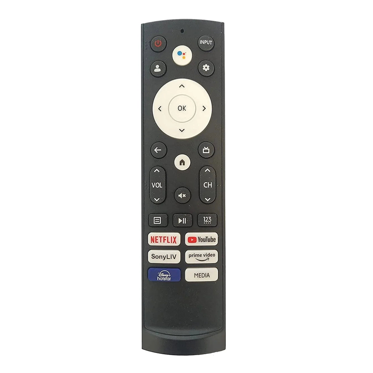 vu gloled tv remote