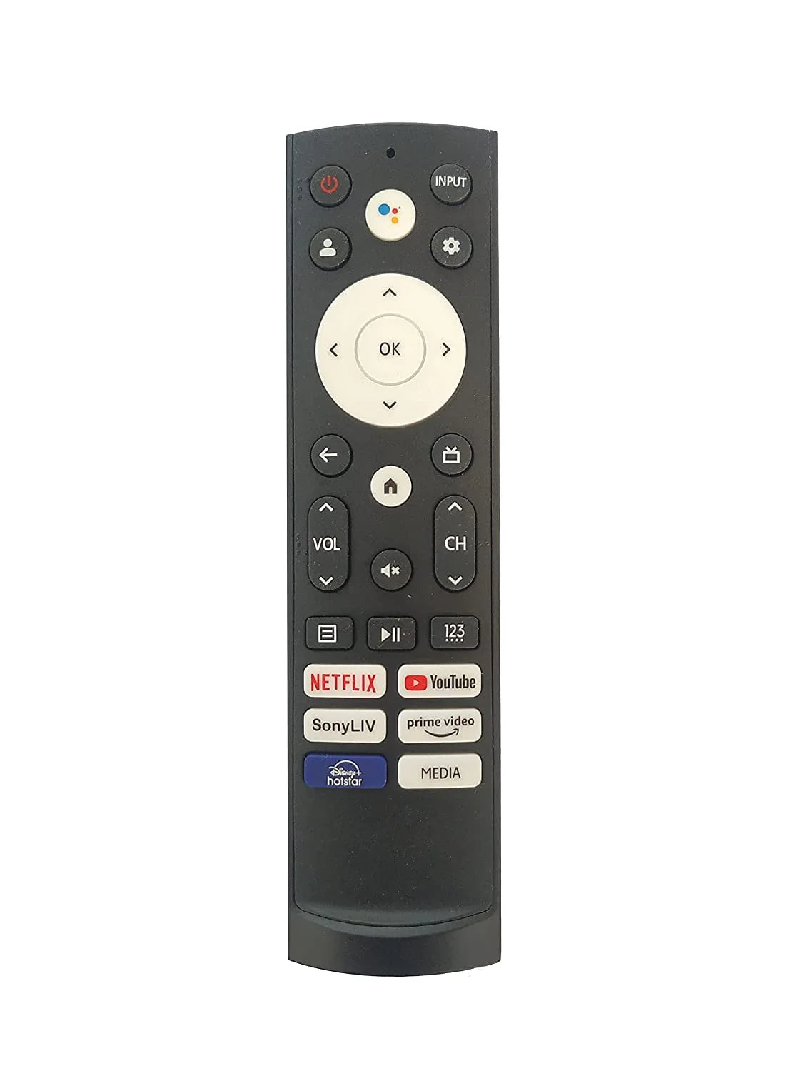 vu gloled tv remote