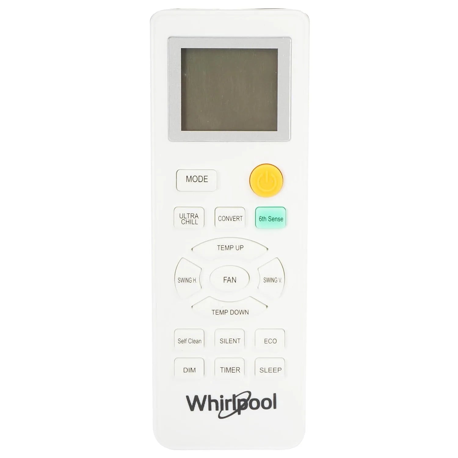whirlpool ac remote 2025 model