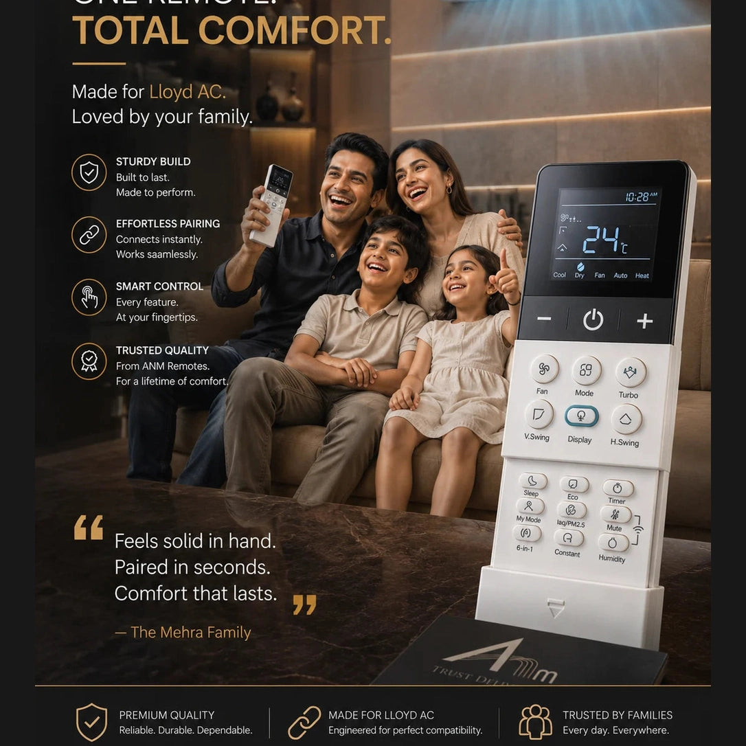 Lloyd ac remote - ANM Remotes