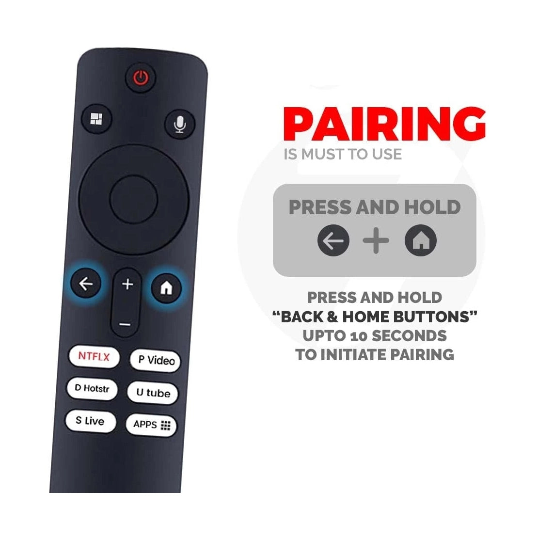 xaomi tv remote pairing
