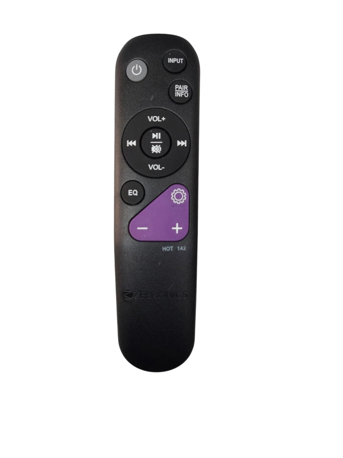 zebronics soundbar remote 9400 9900
